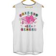 Happy Last Day Of School Coquette Bow Graduation Girls Kids Unisex Tank Top