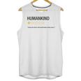 Humankind One Star Introvert People Rating Unisex Tank Top Humankind One Star Introvert People Rating Unisex Tank Top