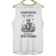 Introvert Read Spicy Books Lover Bookworm Skeleton Reading Unisex Tank Top Introvert Read Spicy Books Lover Bookworm Skeleton Reading Unisex Tank Top