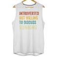 Introverted But Willing To Discuss Running Hobby Unisex Tank Top