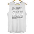 Juris Doctor Definition Law School Graduation Unisex Tank Top