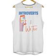 We Just Text Introvert For Quiet People Raglan Baseball Tee Unisex Tank Top