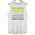 Kids So Long PRE-K It's Been Fun Shirt Boy Girl Graduation Unisex Tank Top