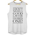 Law School Parents Quote Lawyer Graduation Raglan Baseball Tee Unisex Tank Top
