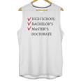 Master's Degree Graduation Graduate Unisex Tank Top