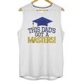 Masters Degree Proud Dad Graduation Shirt MBA Social Work Unisex Tank Top