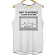 Do Not Tap On The Glass Sound Booth Introvert Unisex Tank Top Do Not Tap On The Glass Sound Booth Introvert Unisex Tank Top