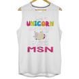Nurse MSN Graduation Unicorn T-Shirt Nursing School Unisex Tank Top