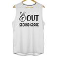 Peace Out Second Grade Last Day Of School Graduation Kids Unisex Tank Top