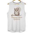Please Chew Quieter Introvert Christmas Bird Lover Unisex Tank Top