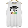 Pre-K -12th Grade Hand Prints Space Graduation Class Of 2037 Unisex Tank Top