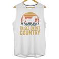 Raised On 90’s Country Horse Retro Nostalgia Western Music Unisex Tank Top