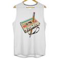 Retro Cassette Tape & Pencil Rewind Nostalgia Party 80s 90s Premium Unisex Tank Top