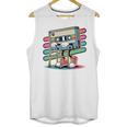 Retro Old Cassette Tape Cartoon With Walker Nostalgia Premium Tri-Blend Unisex Tank Top Retro Old Cassette Tape Cartoon With Walker Nostalgia Premium Tri-Blend Unisex Tank Top