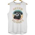 Retro Phone Never Forget Nostalgia Vintage Raglan Baseball Tee Unisex Tank Top