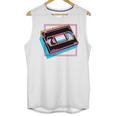 Retro VHS Vaporwave Video Cassette Nostalgia Geek Chic Premium Tri-Blend Unisex Tank Top
