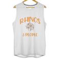 I Like Rhinos And Maybe 3 People Introvert Animal Unisex Tank Top I Like Rhinos And Maybe 3 People Introvert Animal Unisex Tank Top