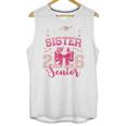 Senior 2026 Class Of 26 Coquette Pink Bow Graduation Sister Unisex Tank Top