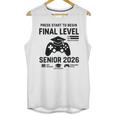Senior 2026 Final Level Gamer Graduation 2026 Unisex Tank Top