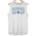 Senior 26 Graduation Class Of 2026 Bow Blue Toile Floral Unisex Tank Top