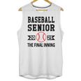 Senior Class Of 2025 Baseball Senior Night Graduation Party Unisex Tank Top