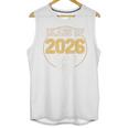 Senior Dad Class Of 2026 Purple Retro Vintage Graduation Unisex Tank Top