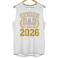 Senior Dad Class Of 2026 Purple Yellow Vintage Graduation Unisex Tank Top