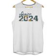 Senior Graduation Class Of 2024 Cute Senior 2024 Flowers Unisex Tank Top
