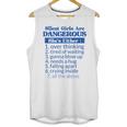 Silent Girls Are DangerousFor Quiet Introvert Girl Unisex Tank Top Silent Girls Are DangerousFor Quiet Introvert Girl Unisex Tank Top