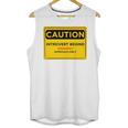 A Simple Yellow Warning Sign For Introvert Unisex Tank Top