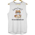Sorry I Can't Indoor Cat Top For Introvert With Coffee Book Unisex Tank Top Sorry I Can't Indoor Cat Top For Introvert With Coffee Book Unisex Tank Top