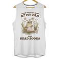 Stay At My Pad And Read Books Frog Introvert Reading Unisex Tank Top
