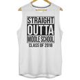 Straight Outta Middle School Graduation Unisex Tank Top