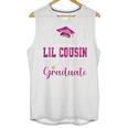 Super Proud Little Cousin Of 2025 Graduate Graduation Family Premium Tri-Blend Unisex Tank Top