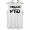 I Survived My Boyfriend's PhD Graduation T-Shirt Unisex Tank Top