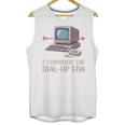 I Survived The Dial-Up Era Retro 90s Nostalgia Premium Tri-Blend Unisex Tank Top I Survived The Dial-Up Era Retro 90s Nostalgia Premium Tri-Blend Unisex Tank Top