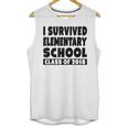 I Survived Elementary School Class Of 2018 Graduation Shirt Unisex Tank Top
