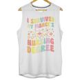 i Survived My Fiance's Nursing Degree Graduation Groovy Premium Unisex Tank Top