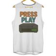 VHS Cassette Retro Analog Nostalgia Theme Unisex Tank Top