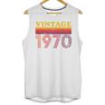 Vintage 1970 Retro Style 70's Born Nostalgia Vibes Birthday Premium Tri-Blend Unisex Tank Top