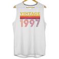 Vintage 1997 Retro Style 90's Born Nostalgia Vibes Birthday Premium Tri-Blend Unisex Tank Top