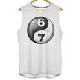 Vintage 6 7 Sketch Yin Yang Namaste Six Seven Nostalgia Unisex Tank Top