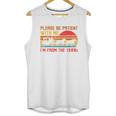 Vintage Retro Please Be Patient With Me I'm From The 1900s Premium Unisex Tank Top