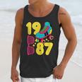 1987 Retro Raised In The 80s Old School Nostalgia Vibes Unisex Tank Top
