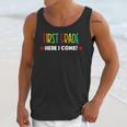 1st Grade Here I Come Kids Kindergarten Graduation Shirt Unisex Tank Top