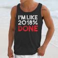 2018 Percent Done Senior Graduation Shirt Unisex Tank Top