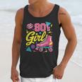 80's Girl Roller Skates Skating Eighties 1980s Nostalgia Unisex Tank Top