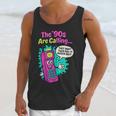 The 90s Are Calling Retro 90s Kid Nostalgia Gag Meme Unisex Tank Top