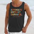 Advocate Support Empower Groovy Social Worker Graduation Unisex Tank Top
