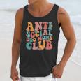 Anti Social Dog Moms Club Introvert Dog Mom Retro Men Women Unisex Tank Top
